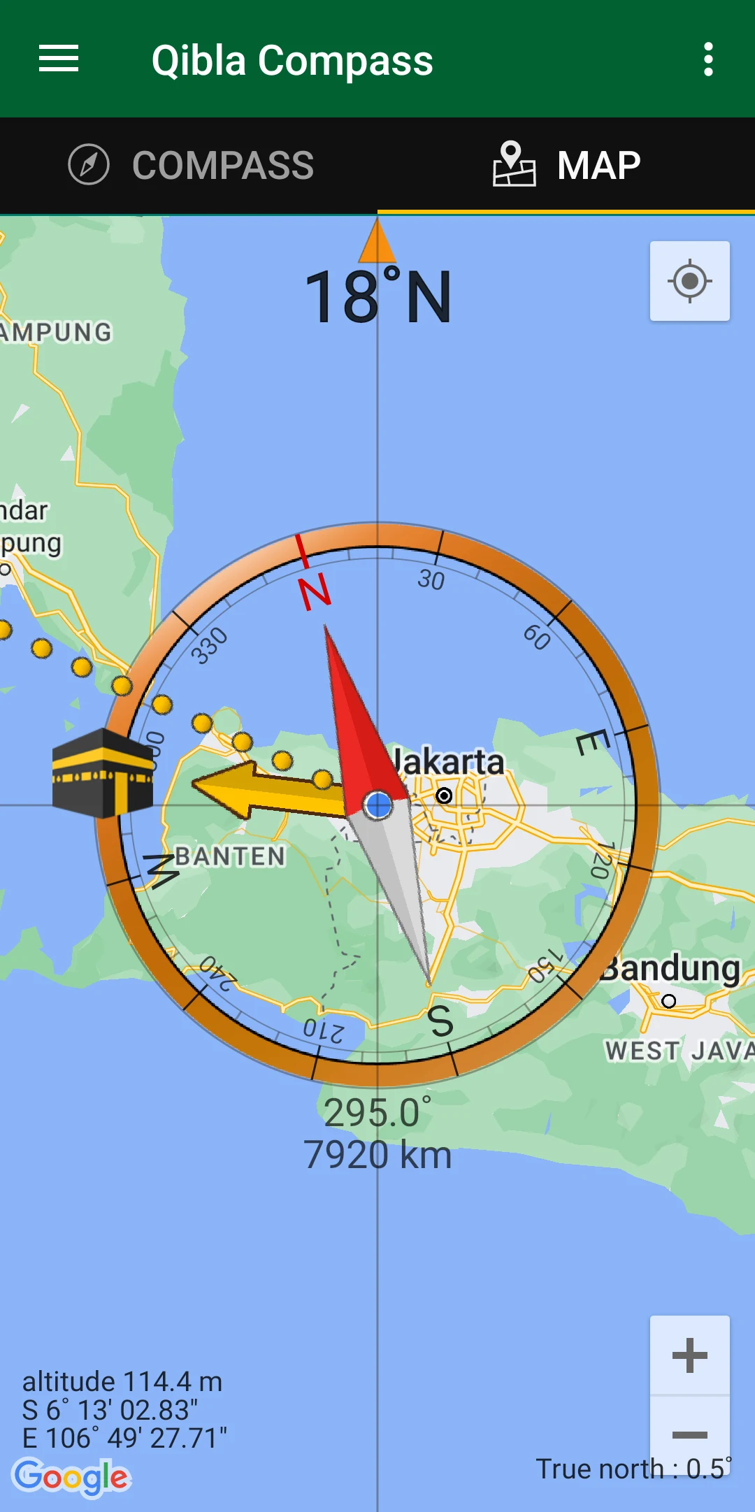 Qibla Compass screenshot